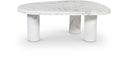 Messina Genuine Marble Coffee Table - White