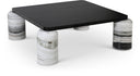 Ferrara Genuine Marble Base And Oak Wood Top Coffee Table - Panda