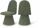 Renuar Fabric Upholstered Dining Chair - Green