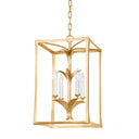 Vintage Gold Leaf Bergamo Flush Mount 12" by Corbett Lighting, view 2