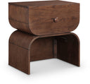 Jace 24.5" Oak Veneer Night Stand - Brown