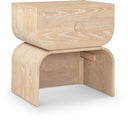 Jace 24.5" Oak Veneer Night Stand - Natural