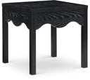 Fiora Oak Veneer End / Side Table - Black