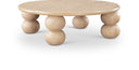 Kelvin Solid Wood And Oak Veneer Coffee Table - Natural