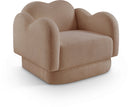 Bloom Teddy Fabric Upholstered Accent Chair - Beige