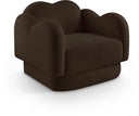 Bloom Teddy Fabric Upholstered Accent Chair - Brown