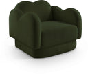 Bloom Teddy Fabric Upholstered Accent Chair - Green