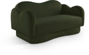 Bloom 58" Teddy Fabric Upholstered Loveseat - Green