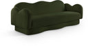 Bloom 82" Teddy Fabric Upholstered Sofa - Green