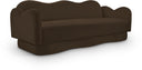Bloom 82" Velvet Upholstered Sofa - Brown
