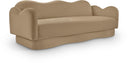Bloom 82" Velvet Upholstered Sofa - Camel