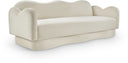 Bloom 82" Velvet Upholstered Sofa - Cream