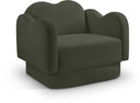 Bloom Velvet Upholstered Accent Chair - Green