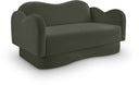 Bloom 58" Velvet Upholstered Loveseat - Green