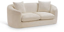 Penelope 66.5" Chenille Fabric Upholstered Loveseat - Beige
