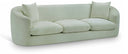 Penelope 92.5" Chenille Fabric Upholstered Sofa - Mint