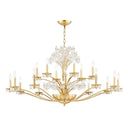 Aged Brass Beaumont Chandelier 48" by Hudson Valley