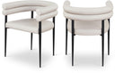 Lavina Vegan Leather Upholstered Dining Chair - Taupe