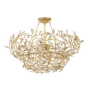 Vintage Gold Leaf Maybrook Chandelier 28" by Hudson Valley