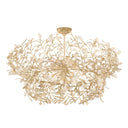 Vintage Gold Leaf Maybrook Chandelier 40" by Hudson Valley