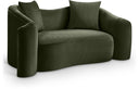 Destin 70" Velvet Upholstered Loveseat - Green