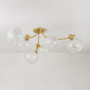 Vintage Brass Astraia Semi Flush 54" by Corbett Lighting