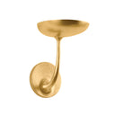 Vintage Gold Leaf Taormina Wall Sconce 7" by Hudson Valley