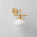 Vintage Gold Leaf Ceylon Wall Sconce 9.5" by Corbett Lighting