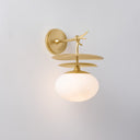 Vintage Gold Leaf Ceylon Wall Sconce 9.5" by Corbett Lighting, view 5