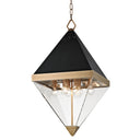 Aged Brass Coltrane Lantern 15" by Hudson Valley