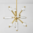 Vintage Brass Atom Chandelier 36" by Corbett Lighting, view 2