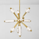 Vintage Brass Atom Chandelier 36" by Corbett Lighting, view 5