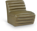Vega Vegan Leather Upholstered Accent Chair - Olive