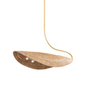 Gold Leaf Medea Linear 40" by Corbett Lighting, view 8