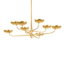 Vintage Gold Leaf Taormina Chandelier 45" by Hudson Valley