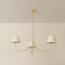 Vintage Gold Leaf Dekalb Chandelier 48" by Hudson Valley, view 5
