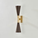 Vintage Brass Barcelona Wall Sconce 4.25" x 22.75" 455-02-VB/BRZ by Corbett Lighting