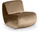 Nouveau Velvet Upholstered Accent Chair - Beige
