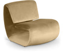 Nouveau Velvet Upholstered Accent Chair - Camel