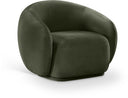 Emery Velvet Upholstered Accent Chair - Green