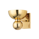Vintage Brass Catania Wall Sconce 7.75" by Corbett Lighting