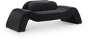 Austin 87.5" Velvet Upholstered Loveseat - Black