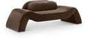 Austin 87.5" Velvet Upholstered Loveseat - Brown