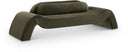 Austin 107" Velvet Upholstered Sofa - Green