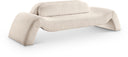 Austin 107" Corduroy Upholstered Sofa - Beige