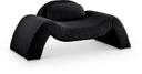 Austin Corduroy Upholstered Accent Chair - Black