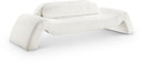 Austin 107" Corduroy Upholstered Sofa - Cream