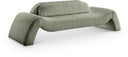Austin 107" Corduroy Upholstered Sofa - Green