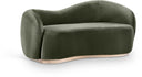 Gustavo 72.5" Velvet Upholstered Loveseat - Green