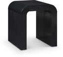 Toulon Oak Veneer End / Side Table - Black